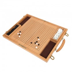 837 Deluxe Wood Go Game Set