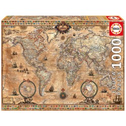 15159 Antique World Map...