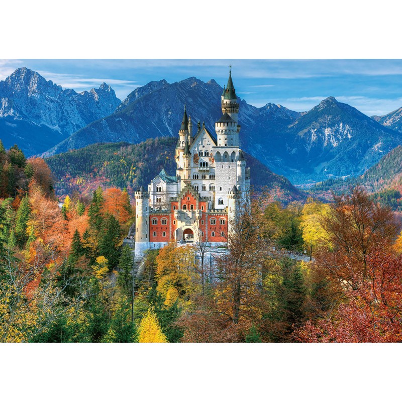 Educa 1000-Piece Puzzle - Neuschwanstein Castle Landscape